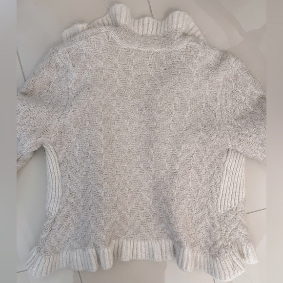 Zara Fuzzy Knit Flare Cardigan Size Small - Picture 6 of 8